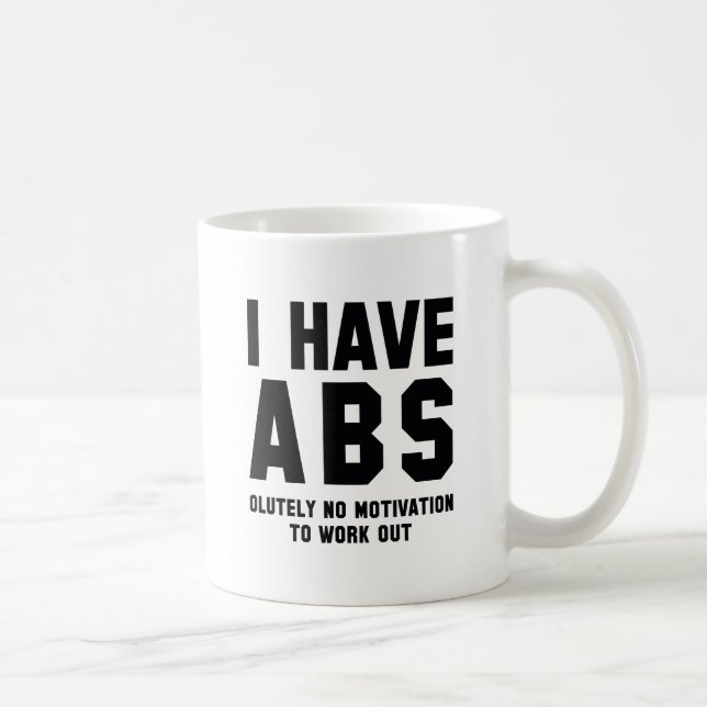 Mug J'Ai Des Abs (Droite)