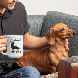 Mug J'ai des amis dans les endroits faibles Chien Dach