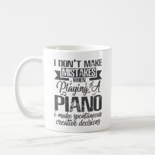 Mug J'Ai Des Erreurs En Jouant Au Piano Player