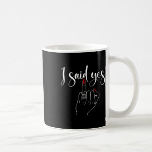 Mug J'ai dit oui ! Nouvelle mariée enterrement de vie 