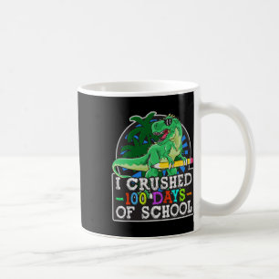 Mug J'Ai Écrasé 100 Jours De Scolaires Dinosaures Et T