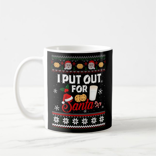 Mug J'Ai Émis Pour Père Noël Cookies Et Lait Vilain (Gauche)
