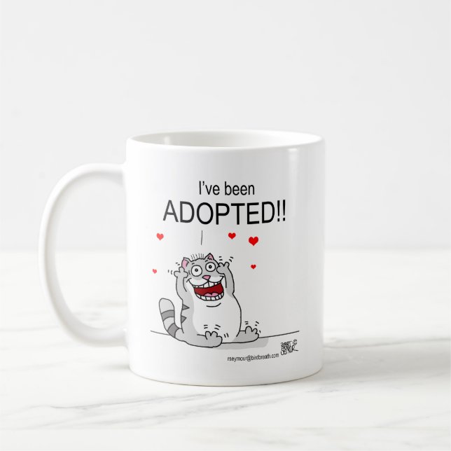 Mug J'ai été adopté ! ! (Gauche)