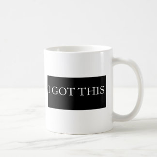 Mug J'AI EU CETTE drôle de typographie motivationnelle