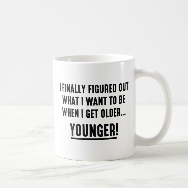 Mug J'Ai Finalement Compris Ce Que Je Veux Être Quand  (Droite)