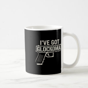Mug J'Ai Glockoma Bold Distressed Gun Vintage drôle