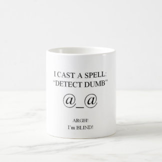 Mug J'AI JETÉ un SORT détecte muet