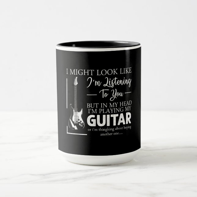 Mug J'ai l'impression de t'écouter de la guitare music (Centre)