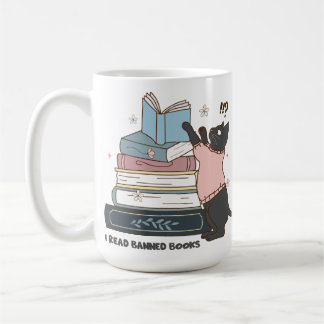 Mug J'ai lu des livres interdits - Amateurs de livres