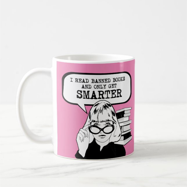 Mug J'ai lu des livres interdits et je n'en suis que p (Gauche)