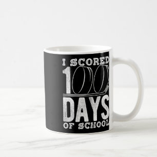Mug J'ai marqué 100 jours de hockey à l'école