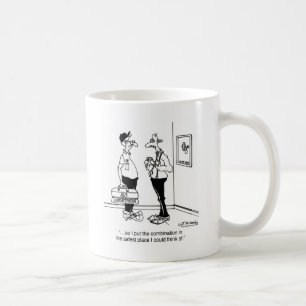 Mug J'ai mis la combinaison dans le coffre-fort