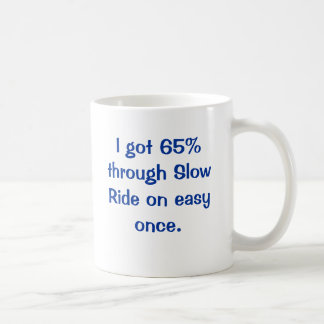 Mug J'ai obtenu 65% par le tour lent sur facile par le