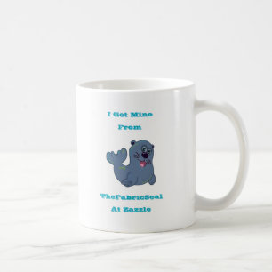 Mug J'Ai Obtenu Le Mien Du Sceau De Tissu À Zazzle