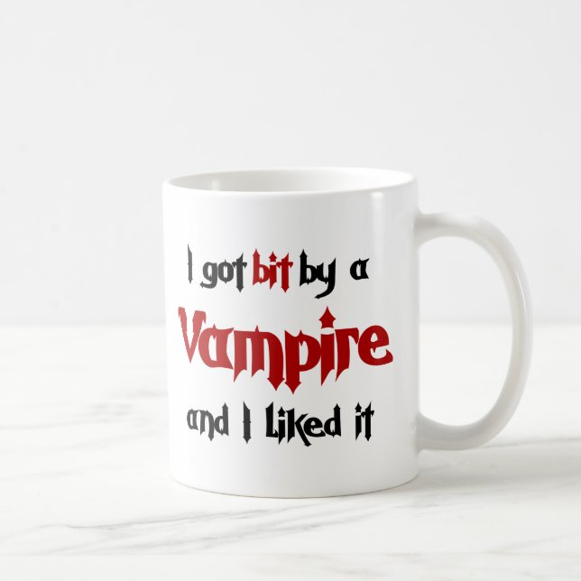 Mug J'ai obtenu le peu par un vampire (Droite)