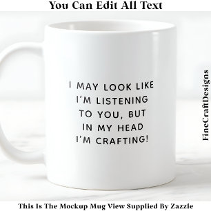 Mug J'Ai Peut-Être L'Air D'Écouter 046 Craft De Nouvea