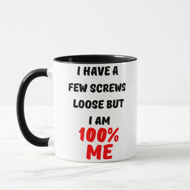 MUG J'AI QUELQUES ÉCRAN LOOSE MAIS JE SUIS 100% MOI (Gauche)