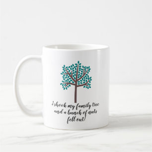 Mug J'ai secoué mon arbre généalogique qu'un groupe