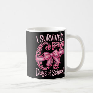 Mug J'ai survécu 67 jours de filles coquettes à l'écol