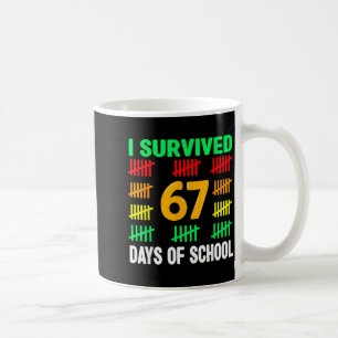 Mug J'ai survécu 67 jours d'école 6 7 T-shirt Enfants