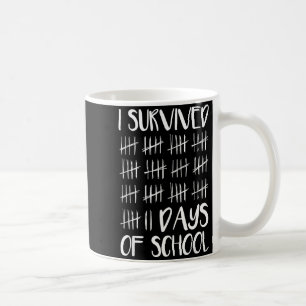 Mug J'ai survécu 67 jours d'école drôle 67 mème total