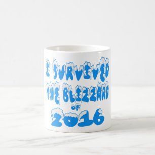 Mug J'ai survécu à la tempête de neige de 2016 tass
