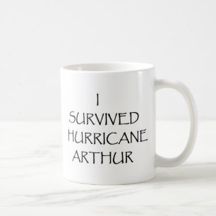 Mug J'ai survécu à l'ouragan Arthur