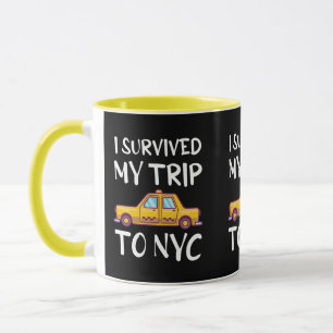 Mug J'ai survécu à mon voyage à New York.