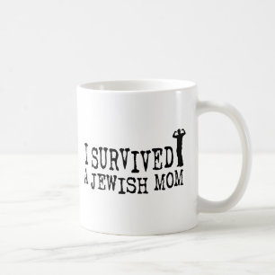 Mug J'ai survécu à une maman juive - humour de juif