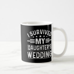 Mug J'ai survécu au mariage de ma fille Mariée et mari