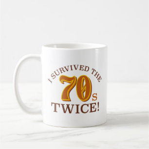 Mug J'Ai Survécu Deux Fois Au les années 70