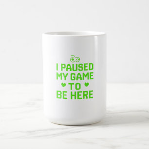 Mug J'Ai Suspendu Mon Jeu Neon Pixel Art