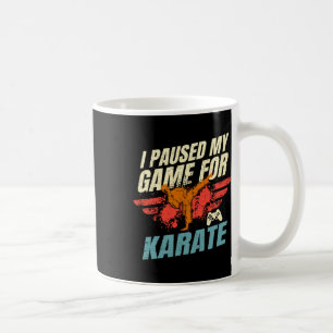 Mug J'Ai Suspendu Mon Jeu Pour Karate Video Gaming Gif