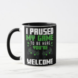 Mug J'Ai Suspendu Mon Jeu Vidéo Jouer Jeux Drôle Joueu