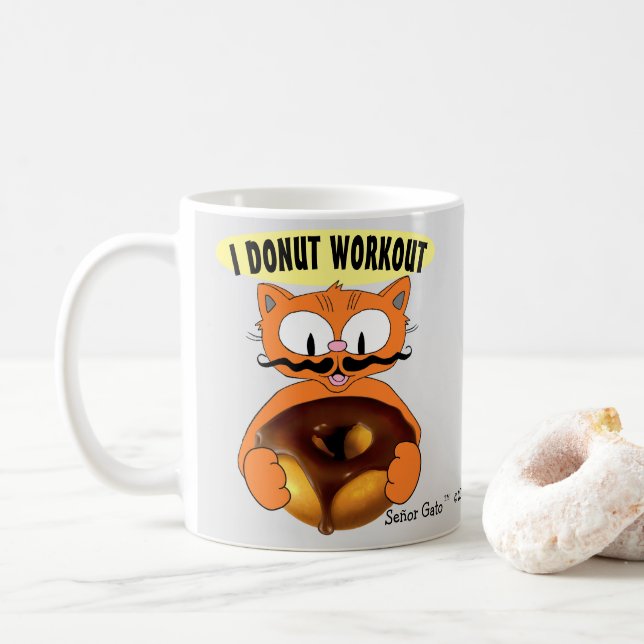 MUG J'AI TRAVAILLÉ À L'OEUVRE À L'ÉPOQUE (Avec donut)