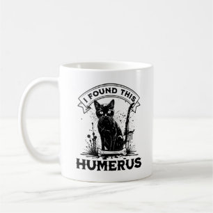 Mug J'Ai Trouvé Ce Chat Noir Humerus Avec L'Homme