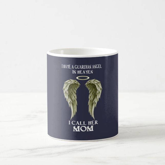 Mug J'ai un ange gardien - j'appelle sa MAMAN (Centre)