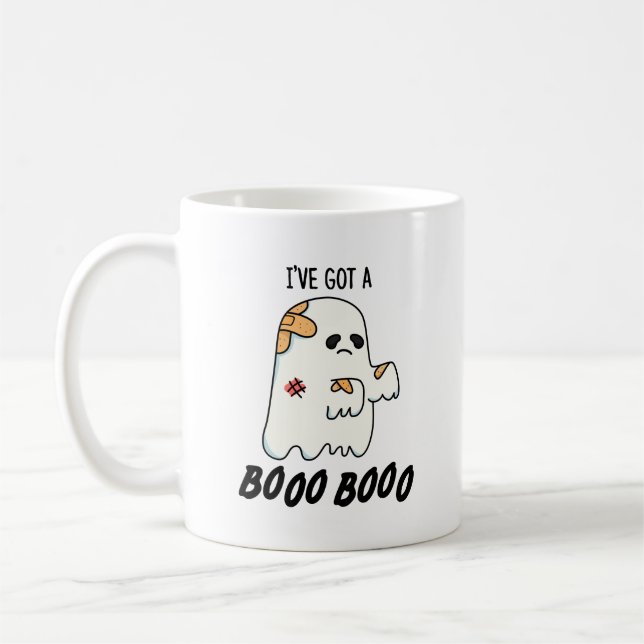 Mug J'ai un Boo Boo Drôle jeu Halloween Pun (Gauche)