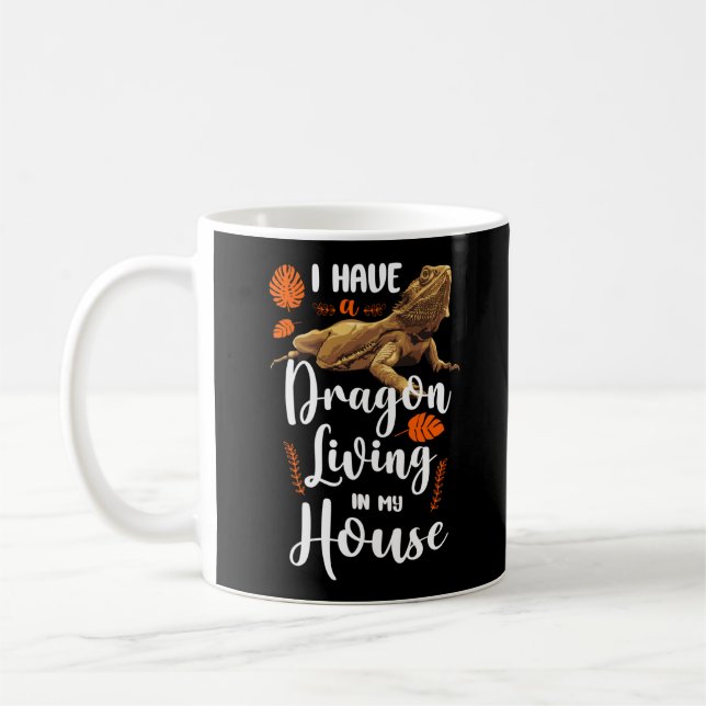 Mug J'Ai Un Dragon Lourd Vivant Dans Ma Maison (Gauche)