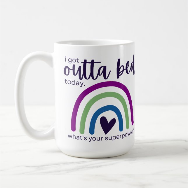 Mug J'Ai Un Lit Outta Aujourd'Hui (Gauche)