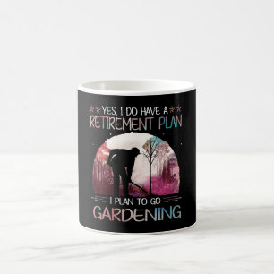 Mug J'Ai Un Régime De Retraite, Je Prévois D'Aller Au 