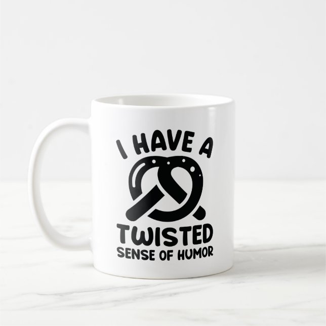 Mug J'Ai Un Sentiment D'Humour Tordu (Gauche)