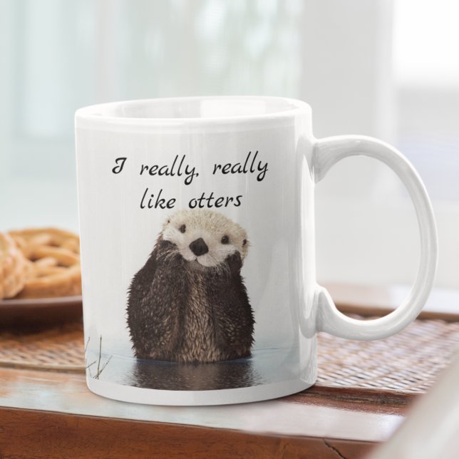 Mug J'Ai Vraiment Aimé Les Otters adorables Animal (Créateur téléchargé)