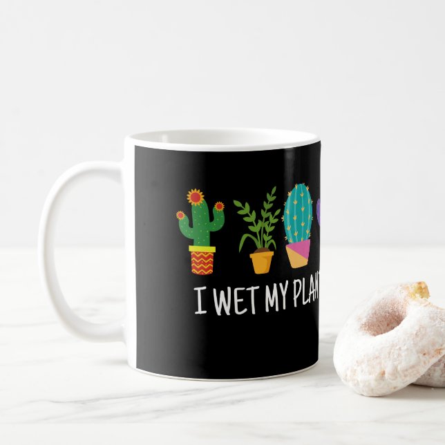 Mug J'Ai Vu Ma Chemise Plante Drôle Jardinage (Avec donut)