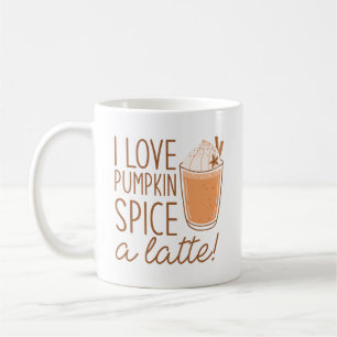 Mug J'aime beaucoup le latte aux épices de citrouille