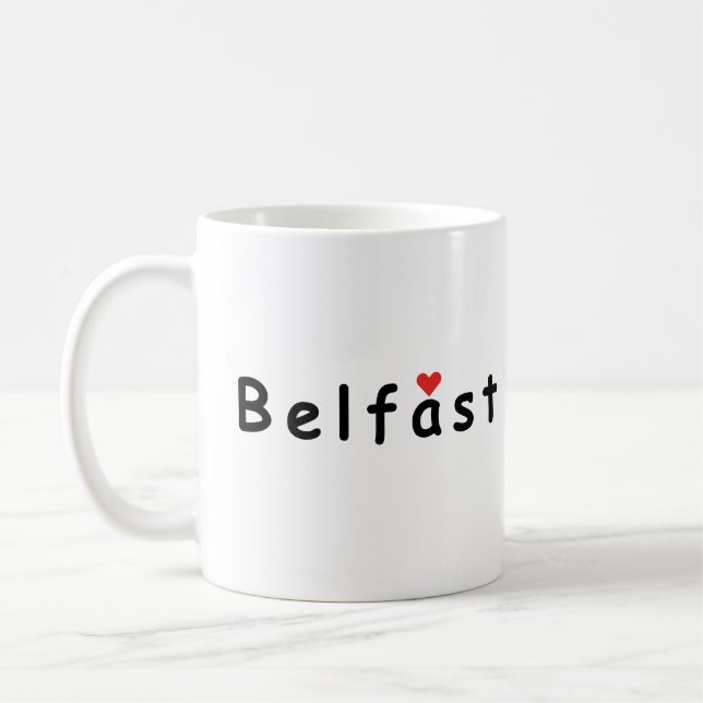 Mug J'aime Belfast (Gauche)