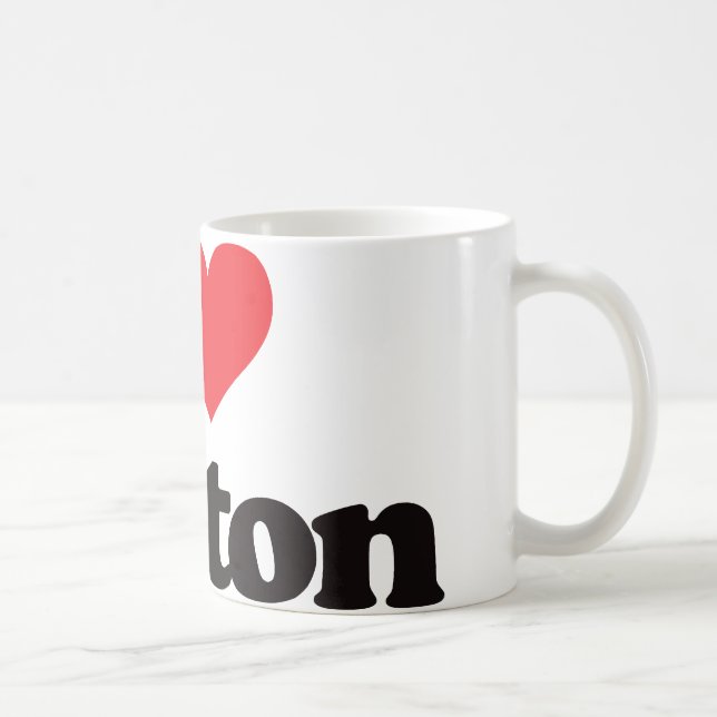 Mug J'aime Boston (Droite)