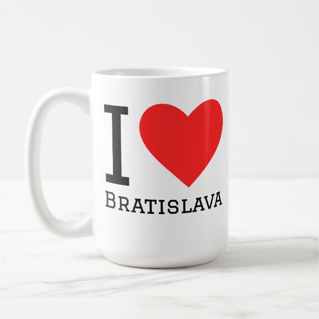 Mug J'aime Bratislava  (Gauche)