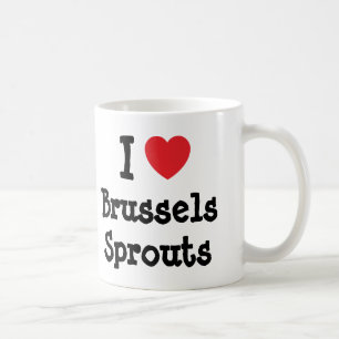 Mug J'aime Brussels Sprouves heart T-Shirt