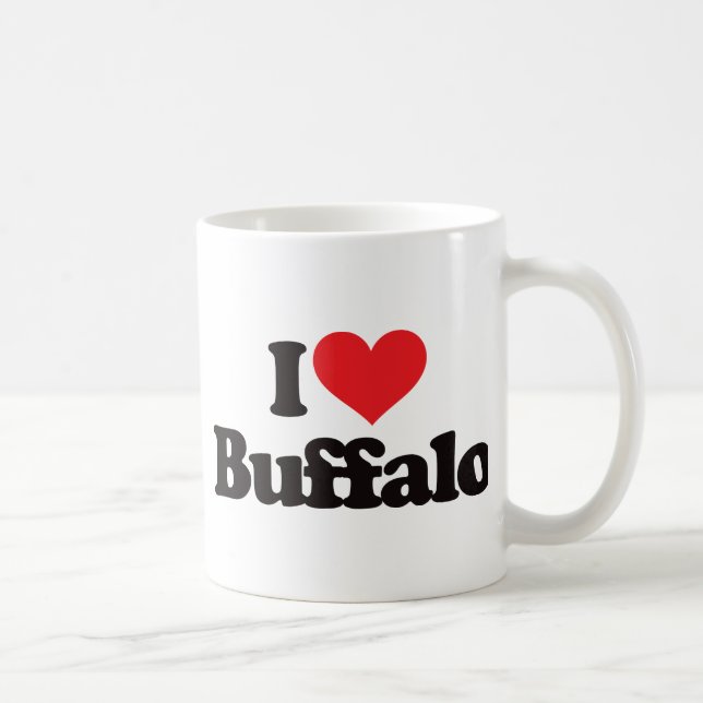 Mug J'aime Buffalo (Droite)